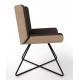 Review Upholstered Retro Lounge Chair With Criss Cross Frame